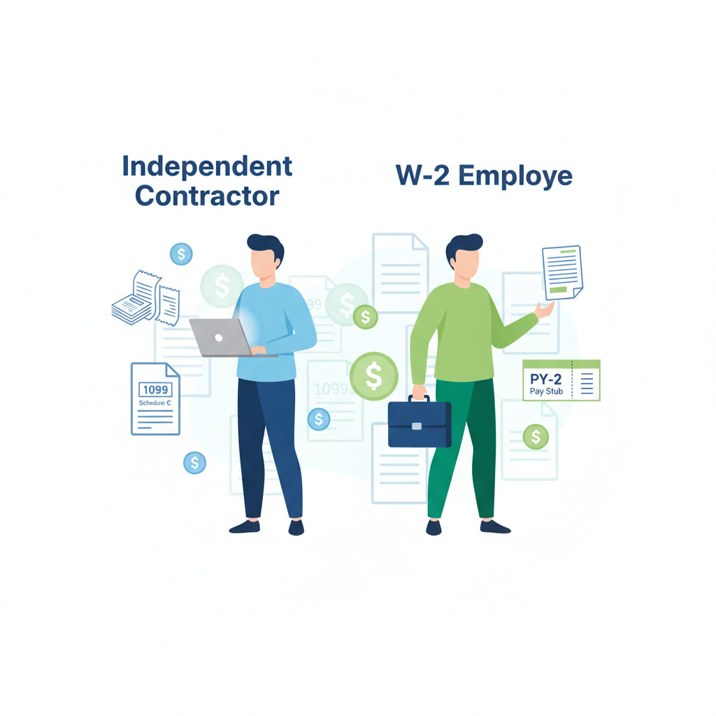 Independent Contractor vs Employee Tax Differences